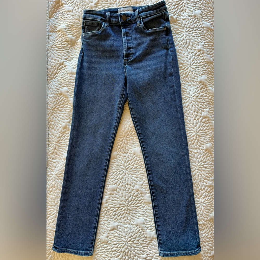 Evereve High Rise EVER Straight Jean - Size 25